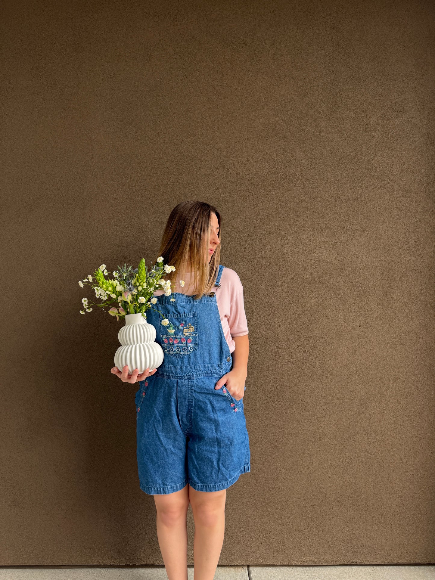 Vintage Gardening Overalls (L)