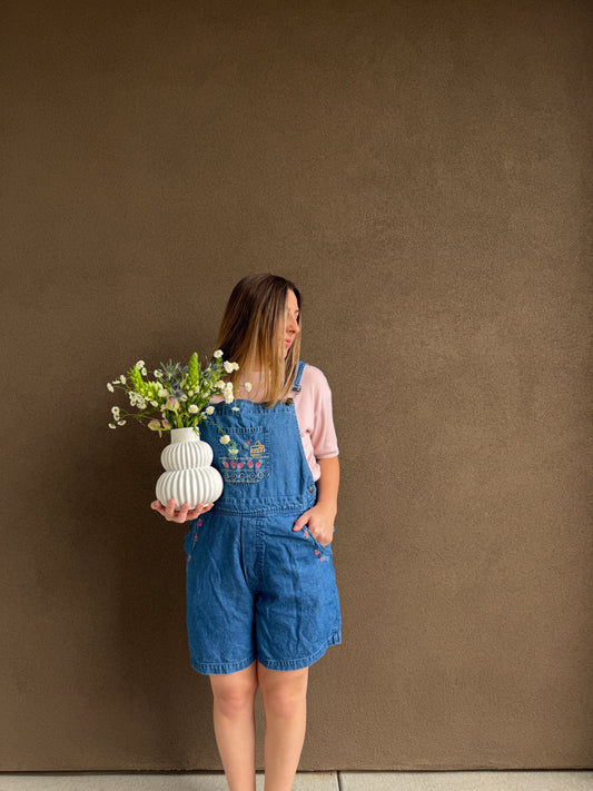 Vintage Gardening Overalls (L)