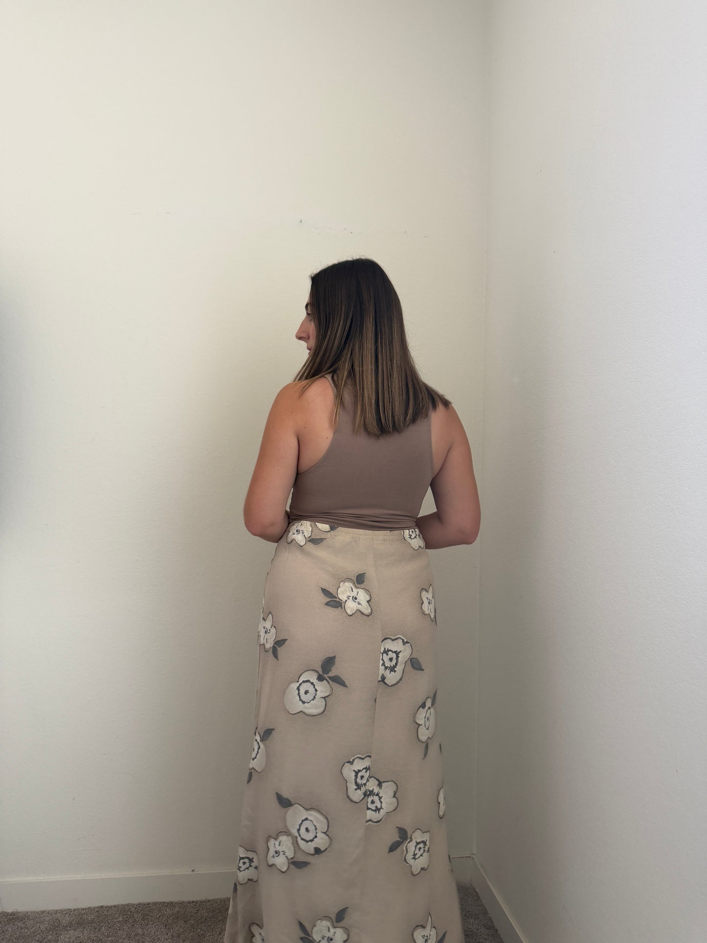 Beige Bodysuit Tank (M)