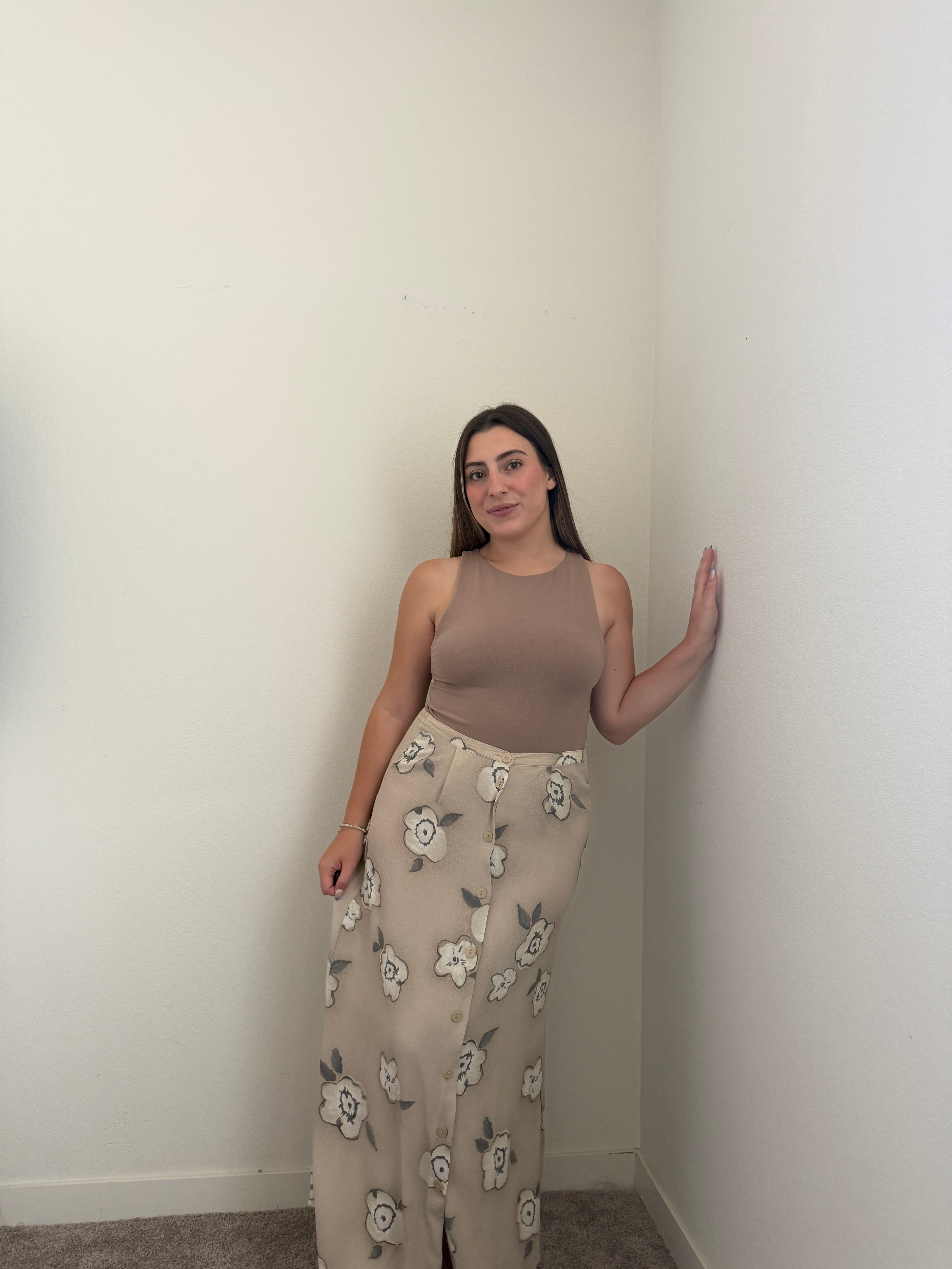 Beige Bodysuit Tank (M)