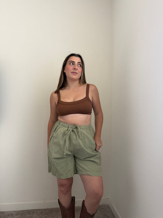 Vintage Sage Easy Shorts (XL)