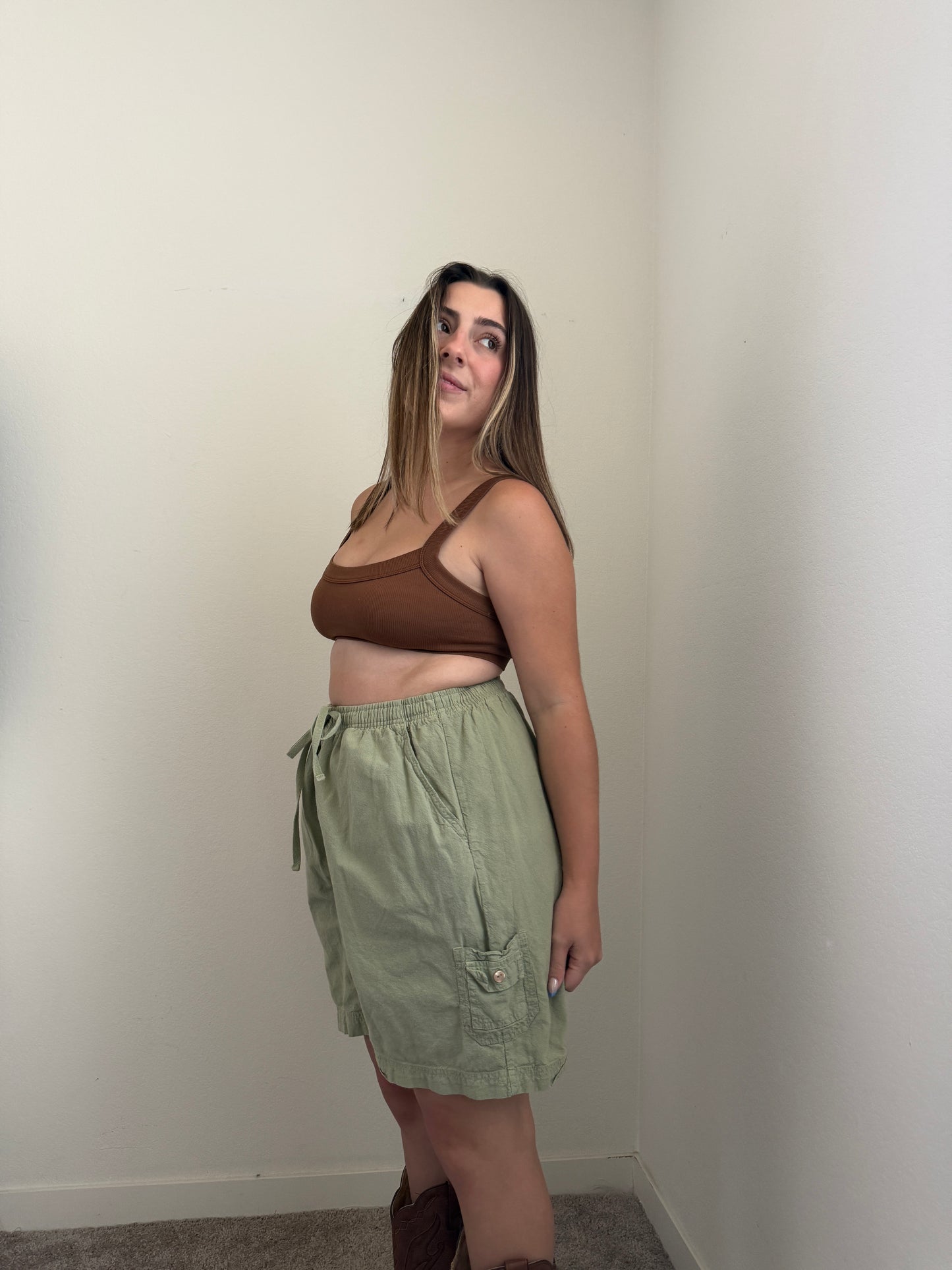 Vintage Sage Easy Shorts (XL)