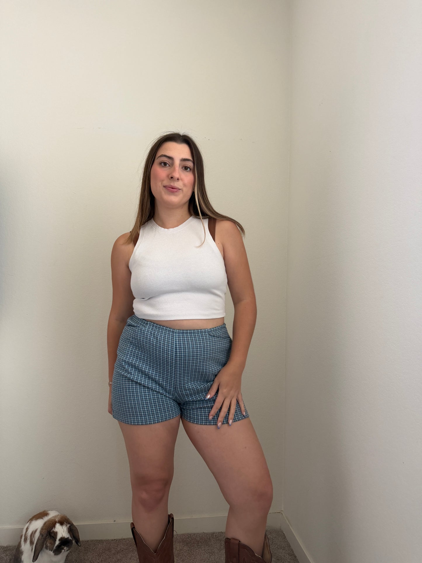 Vintage Plaid Shorts (7/8)
