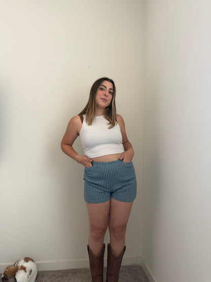 Vintage Plaid Shorts (7/8)